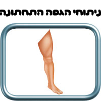 ניתוחי הגפה התחתונה הרדמה לניתוחי גפה תחתונה